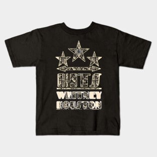 Vintage music hits///Whitney Houston Kids T-Shirt